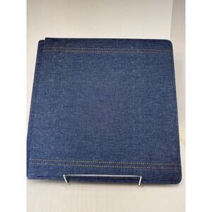 Creative Memories 12 x 12 Denim Album , Pack of pages and Page Protectors New